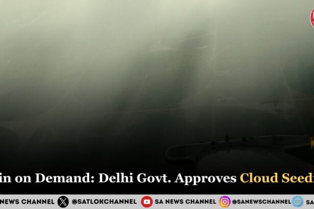 Rain on Demand Delhi Govt. Approves Cloud Seeding