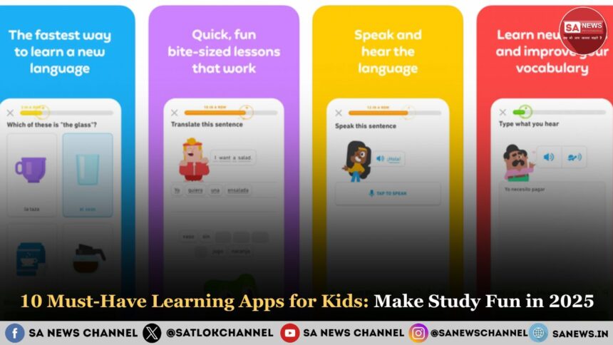 10 Must-Have Learning Apps for Kids Make Study Fun in 2025