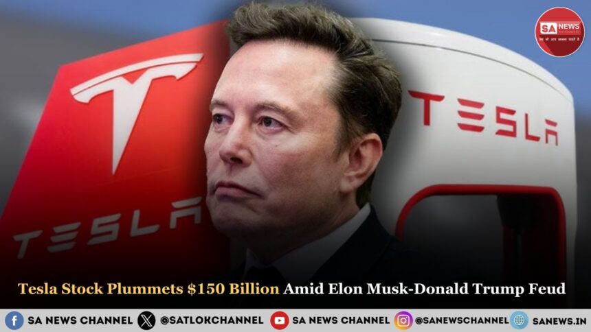 Tesla Stock Plummets $150 Billion Amid Elon Musk-Donald Trump Feud  