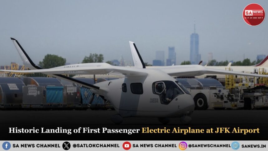Historic Landing of First Passenger Electric Airplane at JFK Airport