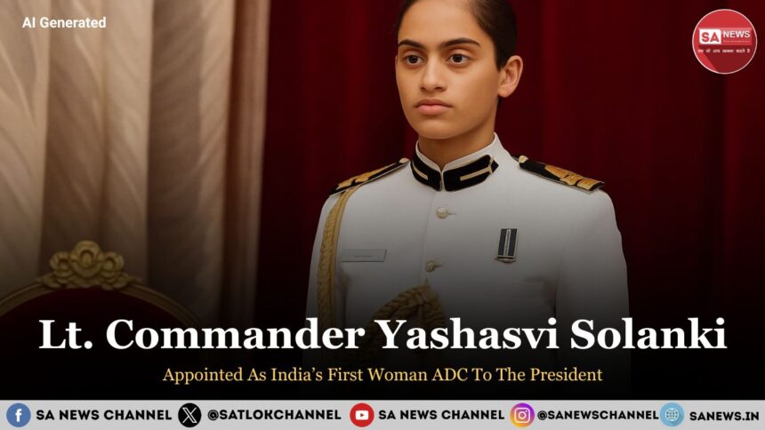 Lt. Commander Yashasvi Solanki – Appointed As India’s First Woman ADC To The President