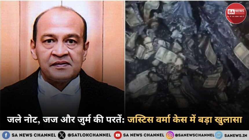 जले नोट, जज और जुर्म की परतें जस्टिस वर्मा केस में बड़ा खुलासा
