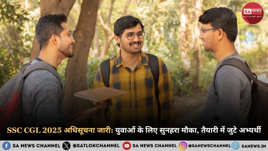 SSC CGL 2025 अधिसूचना जारी युवाओं के लिए सुनहरा मौका, तैयारी में जुटे अभ्यर्थी