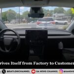 Tesla Car Drives Itself from Factory to Customer's Doorste