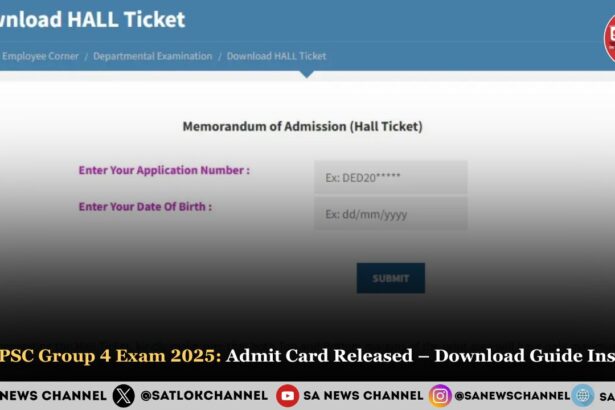 TNPSC Group 4 Exam 2025 Admit Card Released – Download Guide Inside