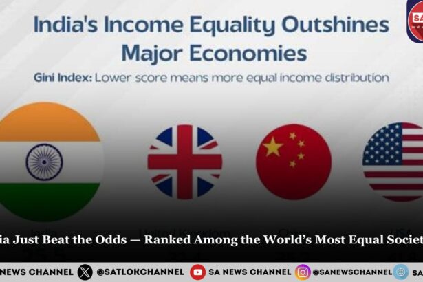 India Just Beat the Odds — Ranked Among the World’s Most Equal Societies!