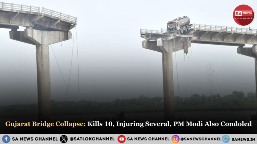 Gujarat Bridge Collapse Kills 13, Injuring Several, PM Modi Also Condoled