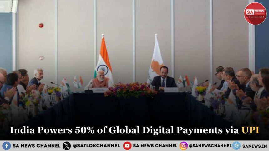 India Powers 50% of Global Digital Payments via UPI