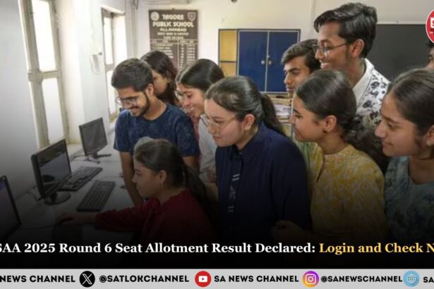 JoSAA 2025 Round 6 Seat Allotment Result Declared: Login and Check Now!