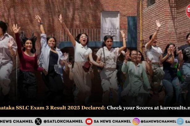 Karnataka SSLC Exam 3 Result 2025 Declared Check your Scores at karresults.nic.in