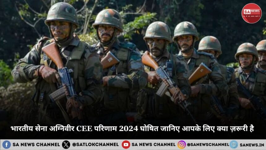 agniveer cee 2024 results