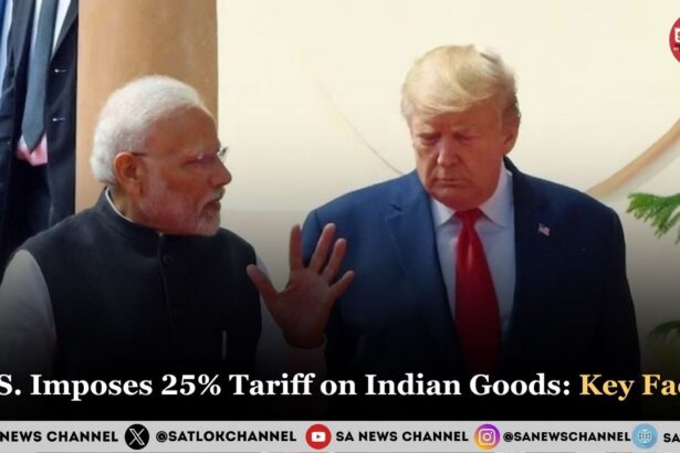 U.S. Imposes 25% Tariff on Indian Goods Key Facts