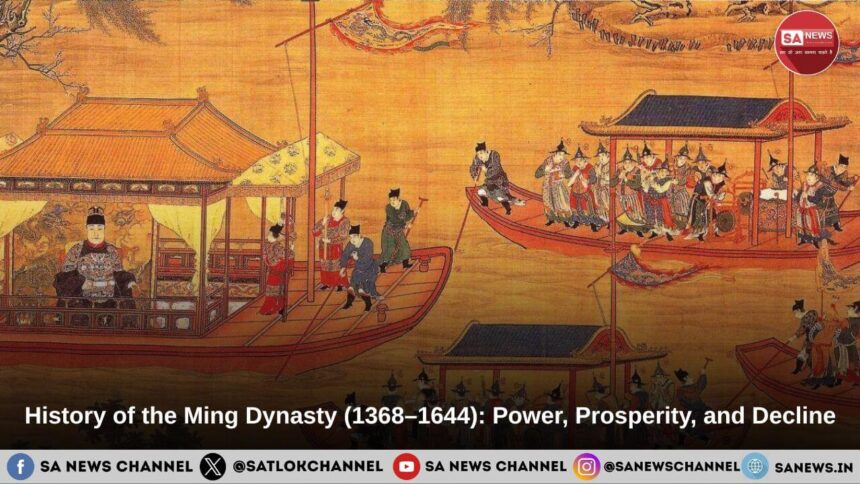 The history of the Ming Dynasty (1368–1644): Power, Prosperity, and Decline in Imperial China