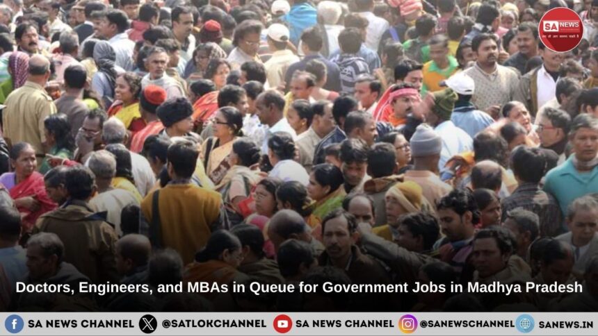 Doctors, Engineers, and MBAs in Queue for Government Jobs in Madhya Pradesh ; Shocking Data Revealed