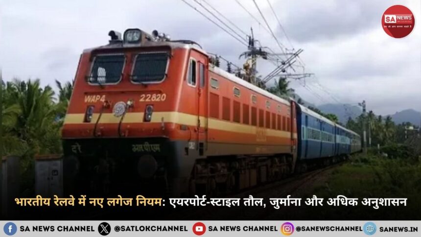 भारतीय रेलवे में नए लगेज नियम: एयरपोर्ट-स्टाइल तौल, जुर्माना और अधिक अनुशासन