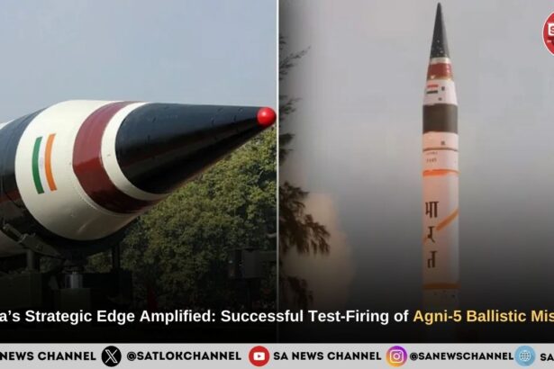 India’s Strategic Edge Amplified Successful Test-Firing of Agni-5 Ballistic Missile