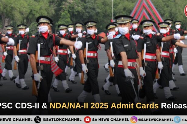 UPSC CDS-II & NDA/NA-II 2025 Admit Cards Released | Exam Scheduled for Sept 14