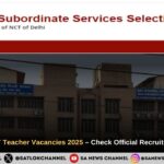 1180 DSSSB PRT Teacher Vacancies 2025 – Check Official Recruitment Notification