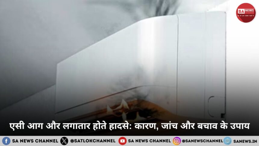 एसी आग और लगातार होते हादसे कारण, जांच और बचाव के उपाय
