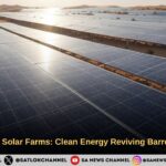 China Desert Solar Farms Clean Energy Reviving Barren Landscapes