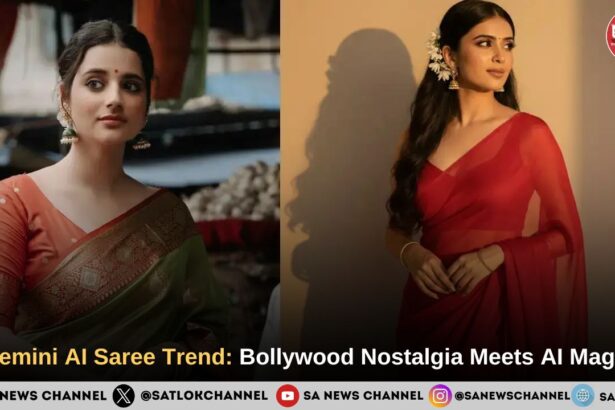 Gemini AI Saree Trend: Bollywood Nostalgia Meets AI Magic