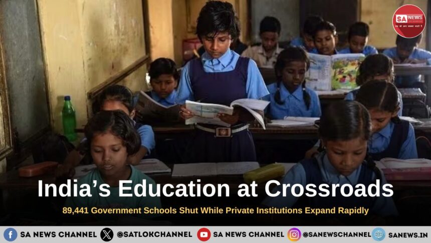 India’s Education at Crossroads 89,441 Government Schools Shut While Private Institutions Expand Rapidly