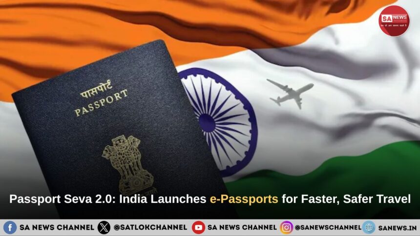 Passport Seva 2.0 India Launches e-Passports for Faster, Safer Travel