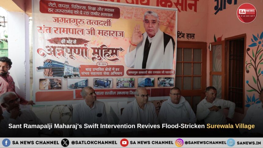 Sant Ramapalji Maharaj's Swift Intervention Revives Flood-Stricken Surewala Village