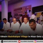 Flood-Ravaged Bhaini Badshahpur Village in Hisar Gets Lifeline of Hope