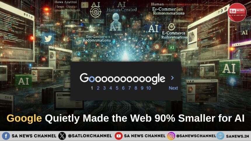 The Internet Just Disappeared: Google Quietly Made the Web 90% Smaller for AI