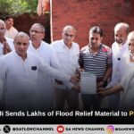 Sant Rampal Ji Maharaj Sends Lakhs of Flood Relief Material to Panghal Village, Brings Hope to Hundreds Within Three Days