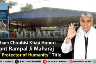 Maham Choubisi Khap Honors Sant Rampal Ji Maharaj with “Protector of Humanity” Title