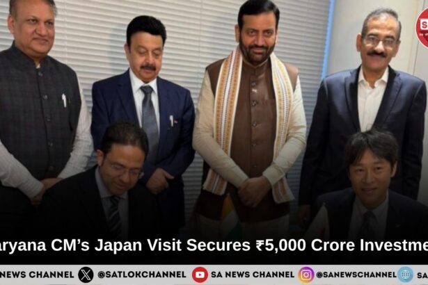Haryana CM’s Japan Visit Secures ₹5,000 Crore Investment, Paving Way for ‘Mini Japan City’ and 13,000 Jobs