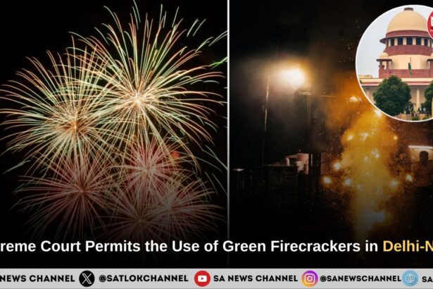 Supreme Court Permits the Use of Green Firecrackers in New Delhi and NCR for Diwali 2025