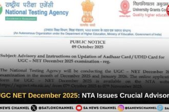 UGC NET December 2025: NTA Issues Key Advisory