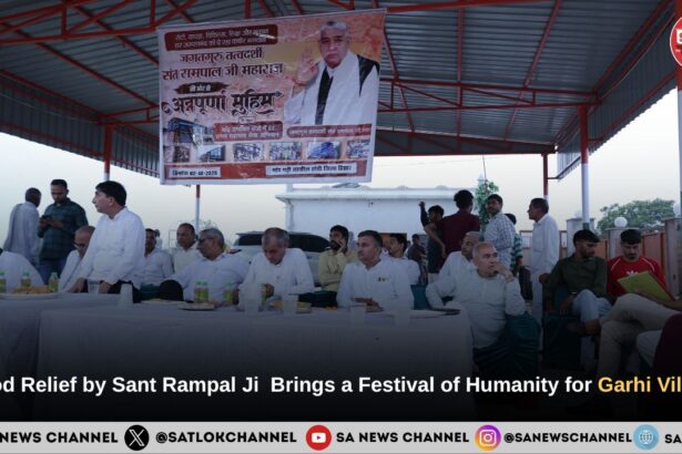 Flood Relief by Sant Rampal Ji Maharaj Brings a Festival of Humanity for Garhi Village, Hisar