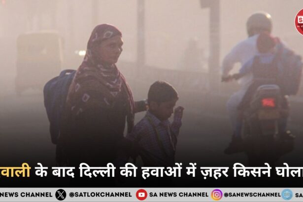 दिवाली के बाद दिल्ली की हवाओं में ज़हर किसने घोला