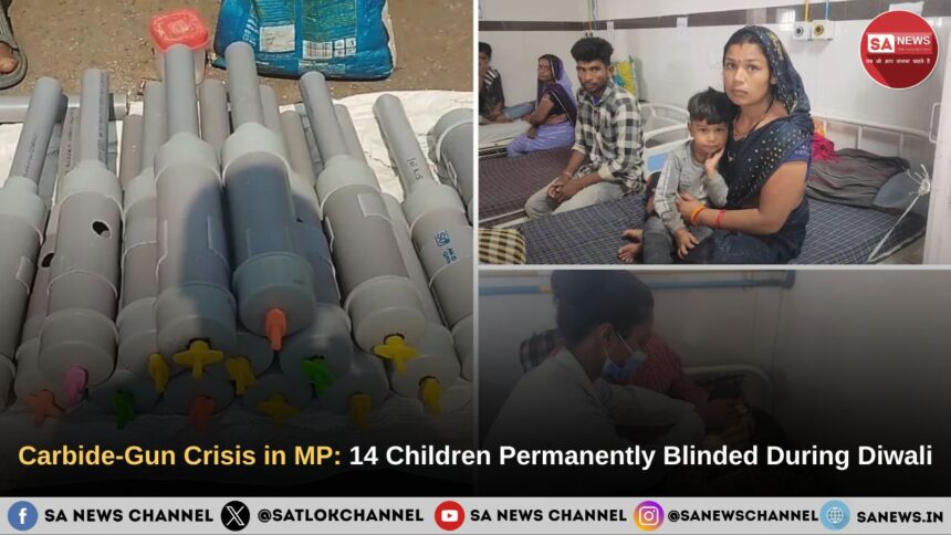 Carbide Gun Crisis in Madhya Pradesh At Least 14 Children Permanently Blinded During Diwali