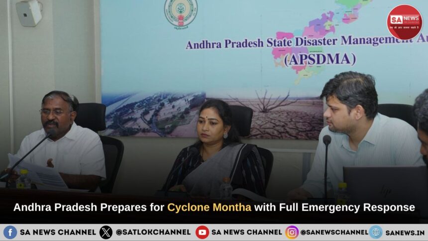 Andhra Pradesh Prepares for Cyclone Montha with Full Emergency Response