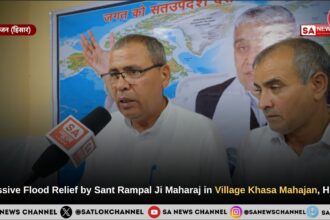 Massive Flood Relief by Sant Rampal Ji Maharaj in Village Khasa Mahajan, Hisar