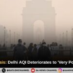 Pollution Crisis Delhi AQI Deteriorates to 'Very Poor' Category