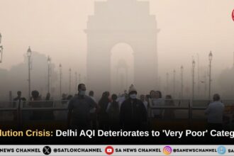 Pollution Crisis Delhi AQI Deteriorates to 'Very Poor' Category