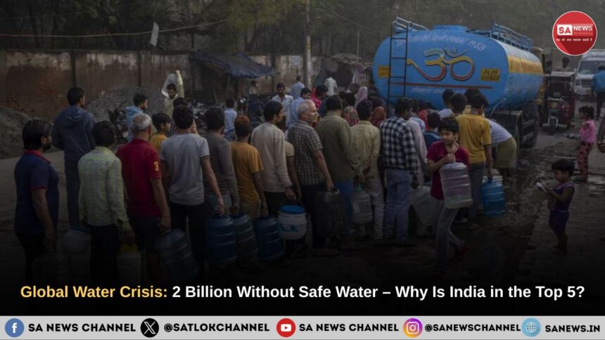 Global Water Crisis 2 Billion Without Safe Water – Why Is India in the Top 5