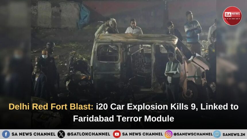 Delhi Red Fort Blast i20 Car Explosion Kills 9, Linked to Faridabad Terror Module