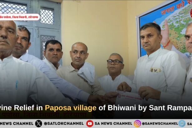 Divine Relief in Paposa village of Bhiwani