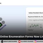 Bengal SIR: Online Enumeration Forms Now Live for Voters on ECI Portal