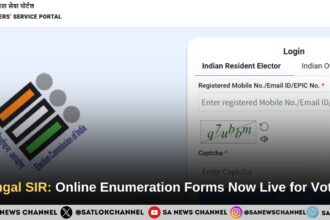 Bengal SIR: Online Enumeration Forms Now Live for Voters on ECI Portal