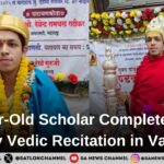 19-Year-Old Scholar Completes Rare 50-Day Vedic Recitation in Varanasi