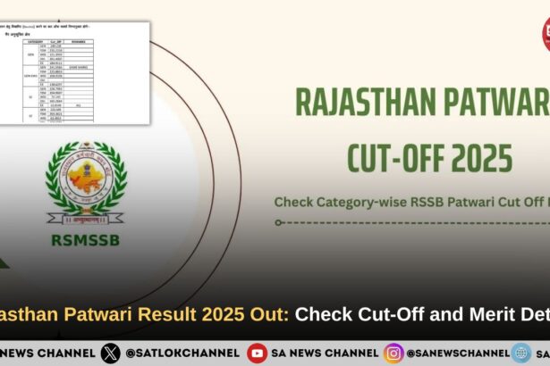 Rajasthan Patwari Result 2025 Out: Check Cut-Off and Merit Details Here!