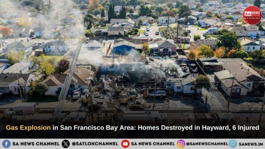 Gas Explosion in San Francisco Bay Area: Homes Destroyed in Hayward, 6 Injured